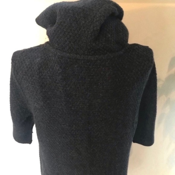 Kenji Angora Blend Short Sleeve Open Cardigan Sz S - Picture 2 of 9